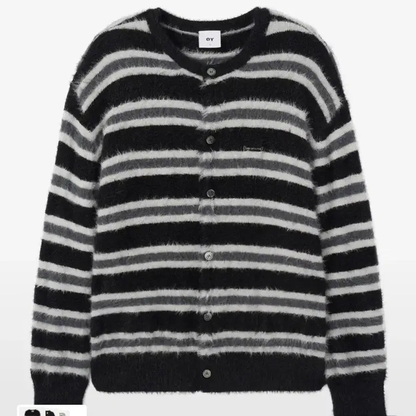 [BUNJANG] OY Stripe Cardigan / 오와이 스트라이프 가디건