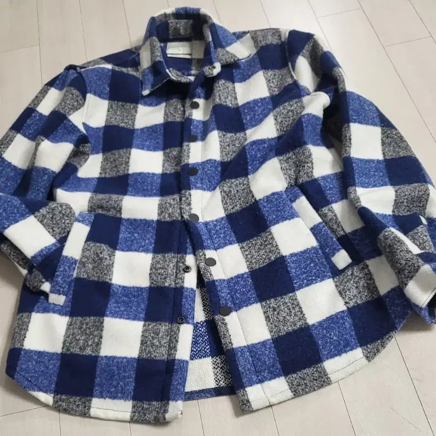 [BUNJANG] TBJ Men's Winter Check Shirt / TBJ 남성 겨울체크셔츠 100