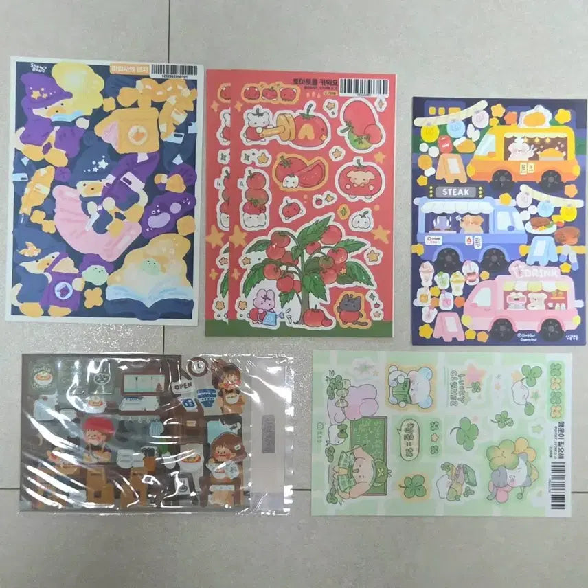 [BUNJANG] Unspecified Artist Sticker (1 pc) / 씰스티커(1장)