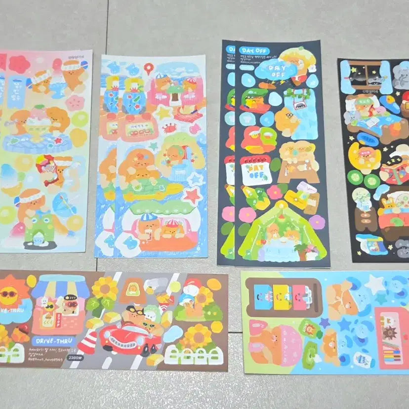 [BUNJANG] Unspecified Artist Sticker (1 pc) / 씰스티커(1장)