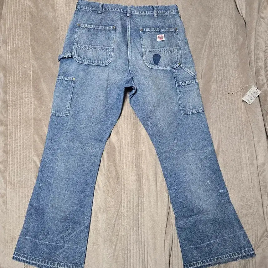 [BUNJANG] Saint Michael Denim Double Knee Blue 24AW / 세인트 미카엘 마이클 데님 더블니 블루 - 24AW