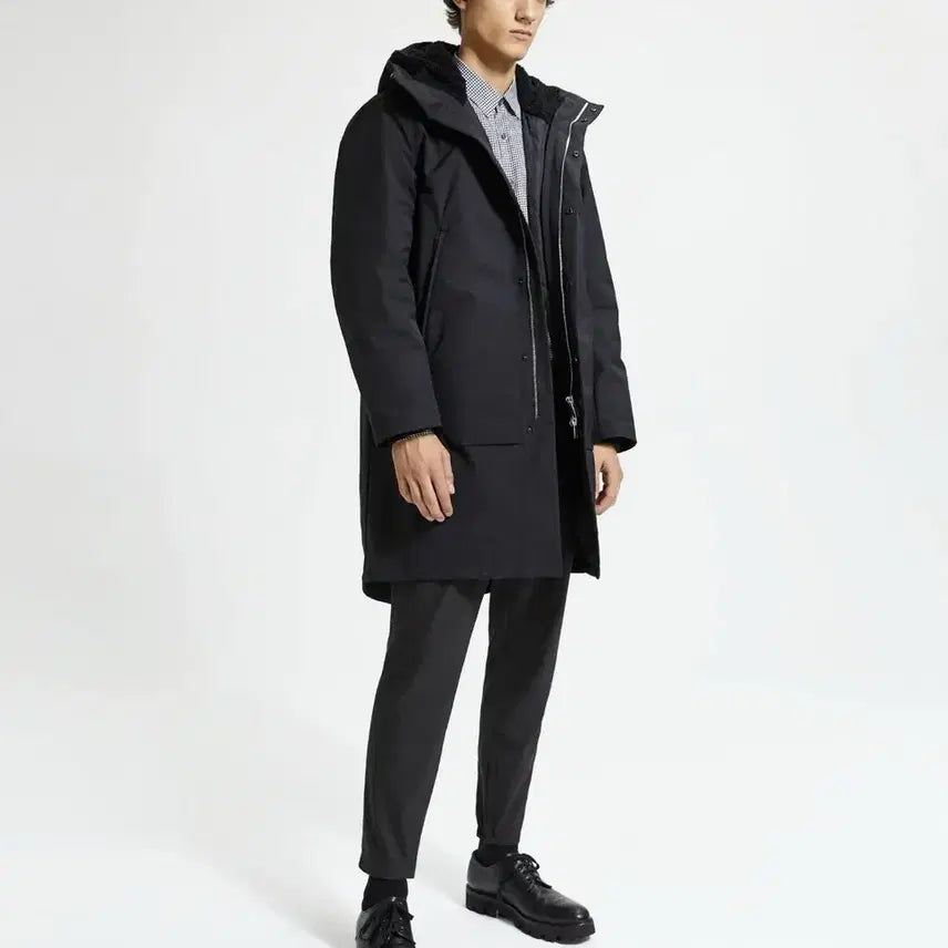 [BUNJANG] Theory Montrose 2-in-1 Duck Down Parka Coat / 띠어리 Montrose 덕다운 2in1 파카 코트 S