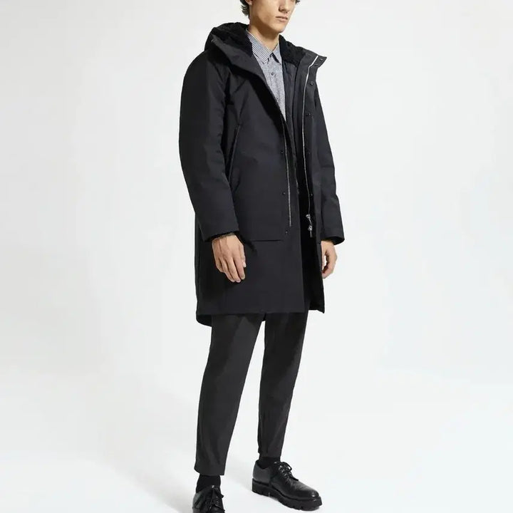 [BUNJANG] Theory Montrose 2-in-1 Duck Down Parka Coat / 띠어리 Montrose 덕다운 2in1 파카 코트 S