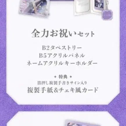 [BUNJANG] Hoshirube Show 2025 Birthday Goods Bundle Set / 호시루베2025생일전력세트 + 체키뱃지세트 양도 판매