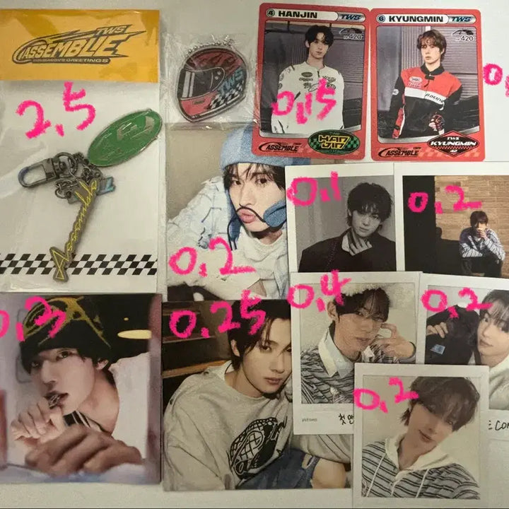 [BUNJANG] TWS Photocard Official Goods, Postcard, Sticker / 투어스 포카 공굿 엽서 띠부씰 양도 판매