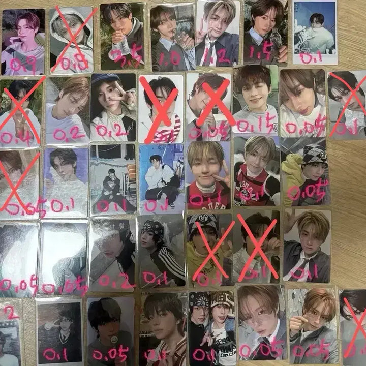 [BUNJANG] TWS Official Photocard Postcard Sticker / 투어스 포카 공굿 엽서 띠부씰 양도 판매