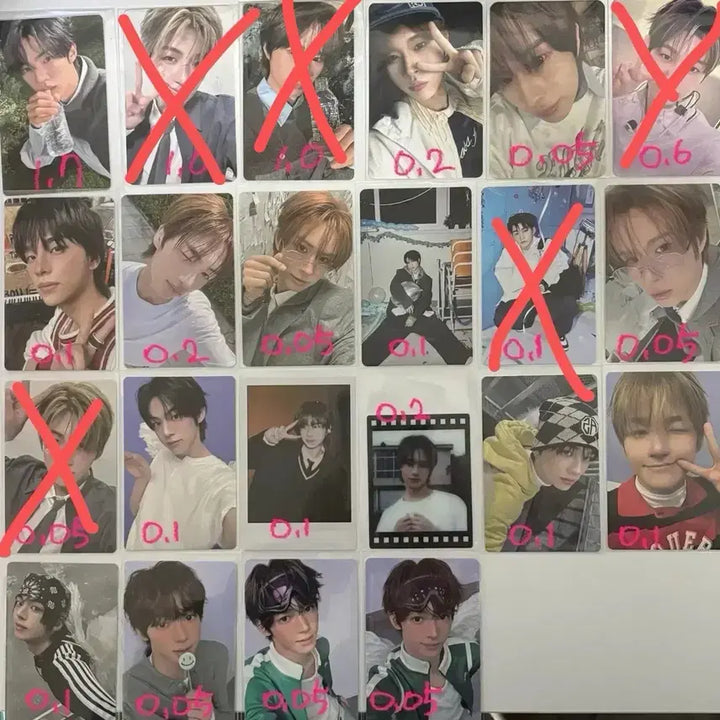 [BUNJANG] TWS Official Photocard Postcard Sticker / 투어스 포카 공굿 엽서 띠부씰 양도 판매