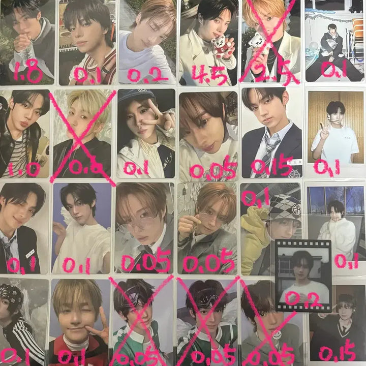 [BUNJANG] TWS Official Photocard Postcard Sticker / 투어스 포카 공굿 엽서 띠부씰 양도 판매