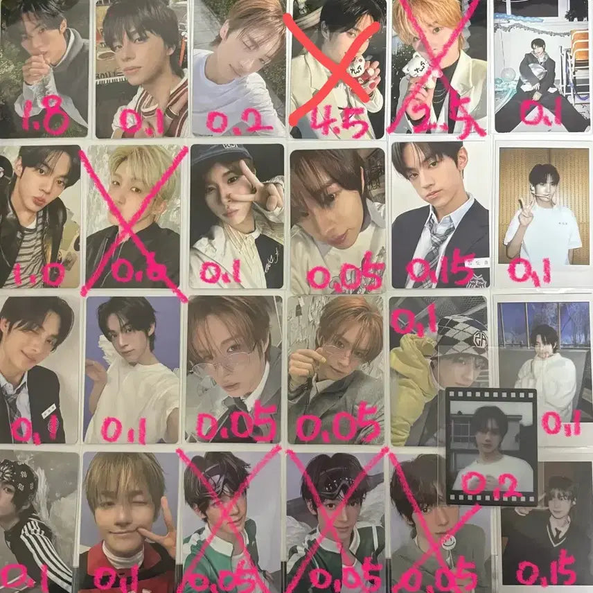 [BUNJANG] TWS Official Photocard Postcard Sticker / 투어스 포카 공굿 엽서 띠부씰 양도 판매