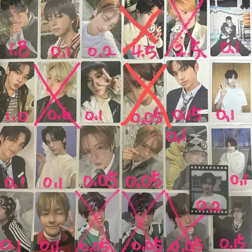 [BUNJANG] TWS Official Photocard Postcard Sticker / 투어스 포카 공굿 엽서 띠부씰 양도 판매