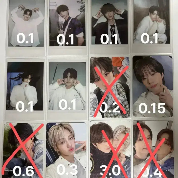 [BUNJANG] TWS Photocard Official Goods, Postcard, Sticker / 투어스 포카 공굿 엽서 띠부씰 양도 판매