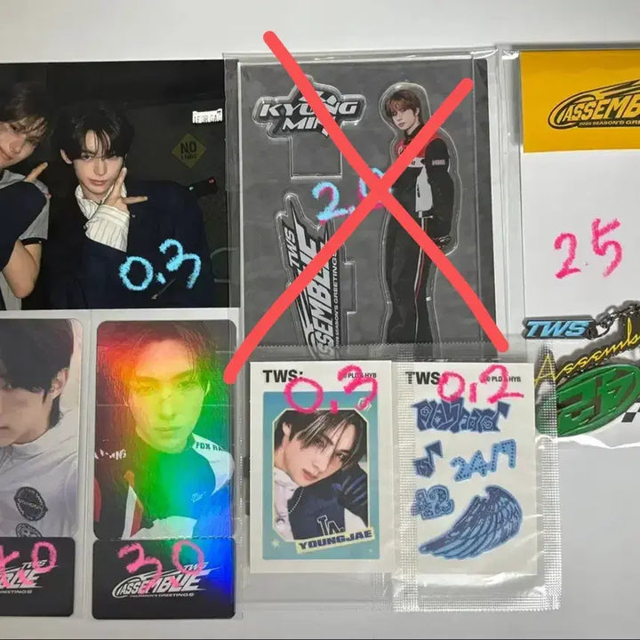 [BUNJANG] TWS Official Photocard Postcard Sticker / 투어스 포카 공굿 엽서 띠부씰 양도 판매