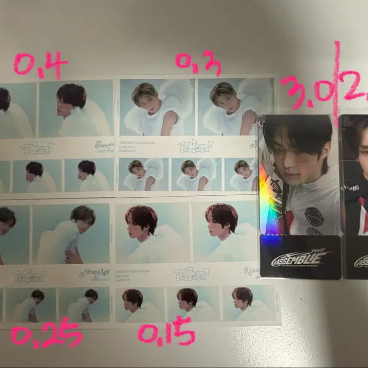 [BUNJANG] TWS Photocard Official Goods, Postcard, Sticker / 투어스 포카 공굿 엽서 띠부씰 양도 판매