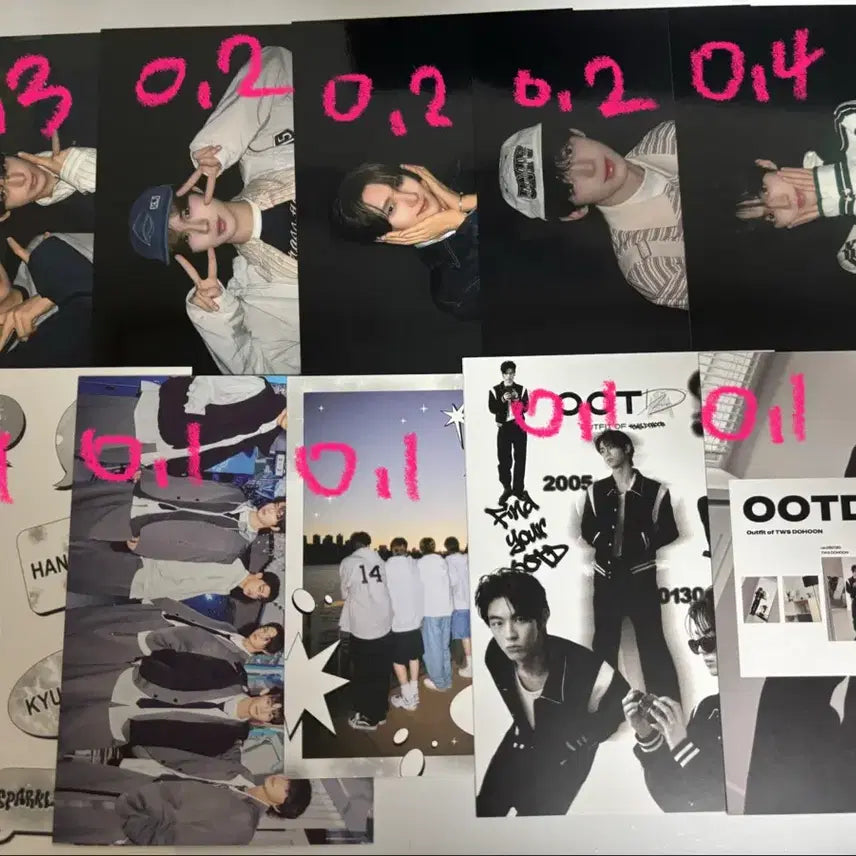 [BUNJANG] TWS Official Photocard Postcard Sticker / 투어스 포카 공굿 엽서 띠부씰 양도 판매