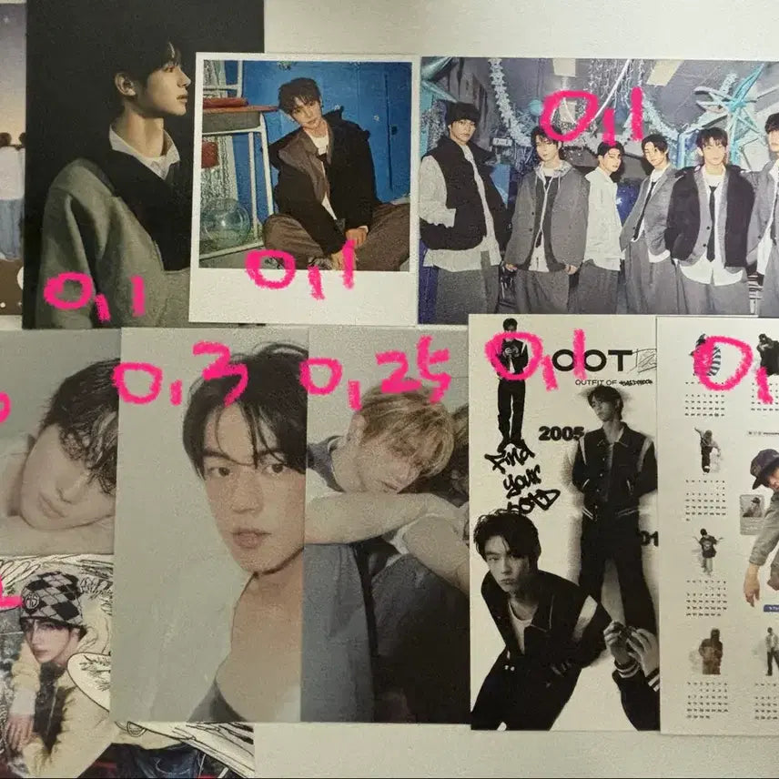 [BUNJANG] TWS Photocard Official Goods, Postcard, Sticker / 투어스 포카 공굿 엽서 띠부씰 양도 판매