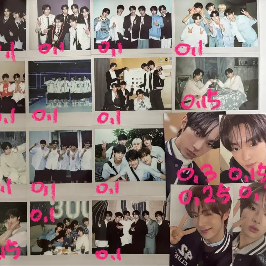 [BUNJANG] TWS Photocard Official Goods, Postcard, Sticker / 투어스 포카 공굿 엽서 띠부씰 양도 판매