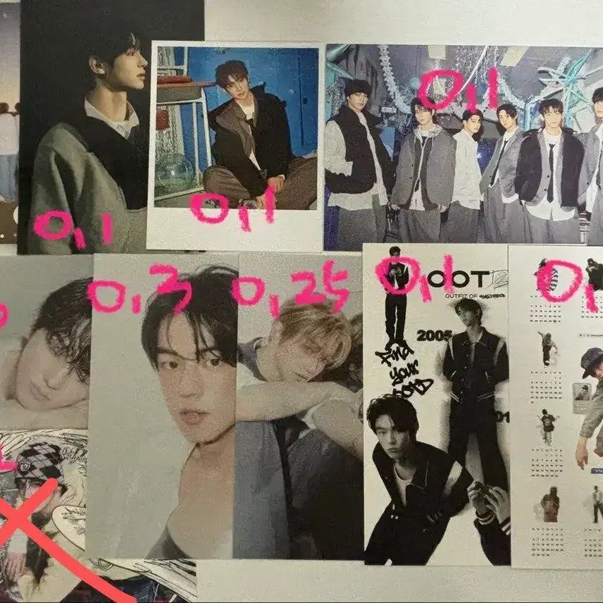 [BUNJANG] TWS Photocard Official Goods, Postcard, Sticker / 투어스 포카 공굿 엽서 띠부씰 양도 판매