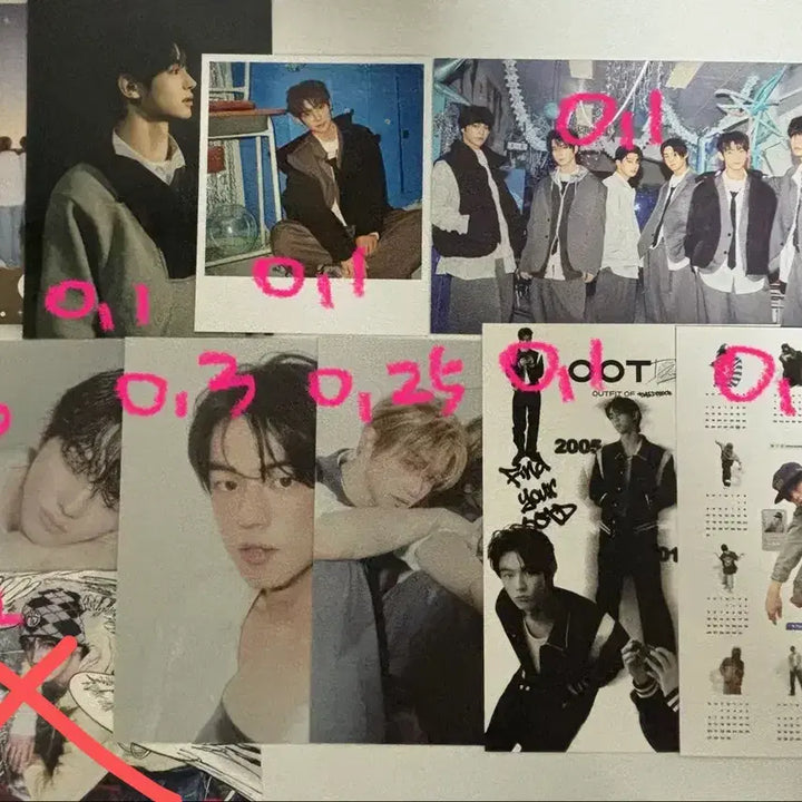 [BUNJANG] TWS Photocard Official Goods, Postcard, Sticker / 투어스 포카 공굿 엽서 띠부씰 양도 판매