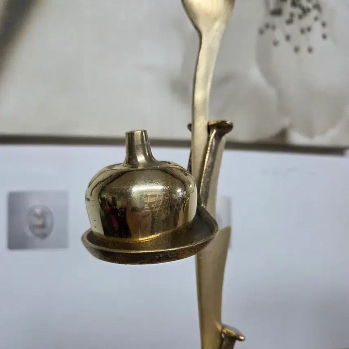 [BUNJANG] Brass Lamp Stand / 황동 등잔대