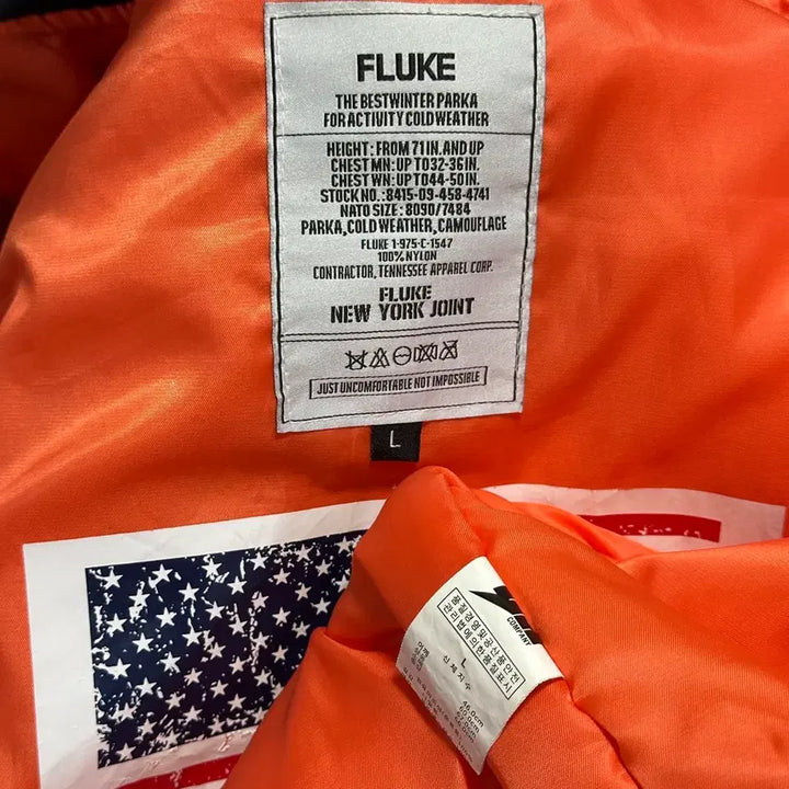[BUNJANG] Fluke Signature MA-1 Bomber Jacket / [L] 플루크 시그니처 MA-1 항공점퍼