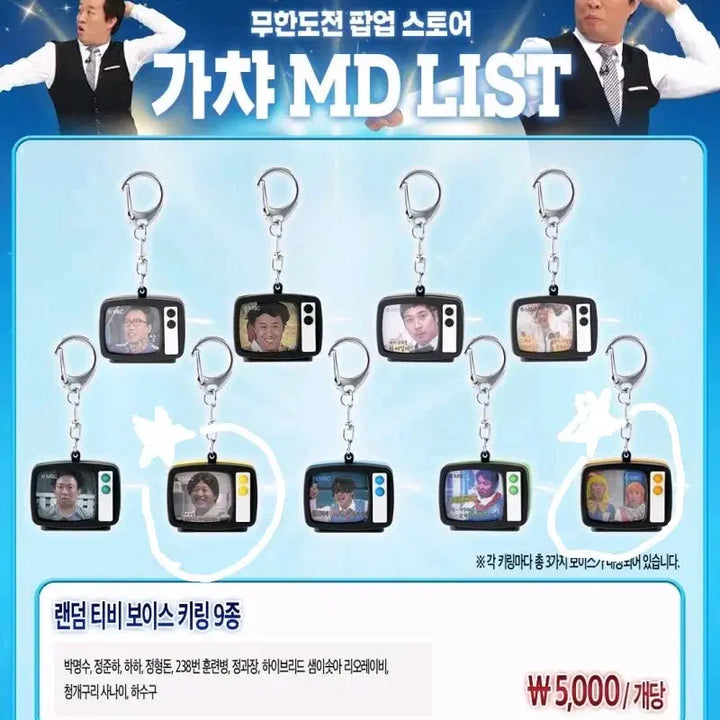 [BUNJANG] Infinite Challenge Jung Voice Keyring / (미개봉) 무한도전 정과장 보이스키링