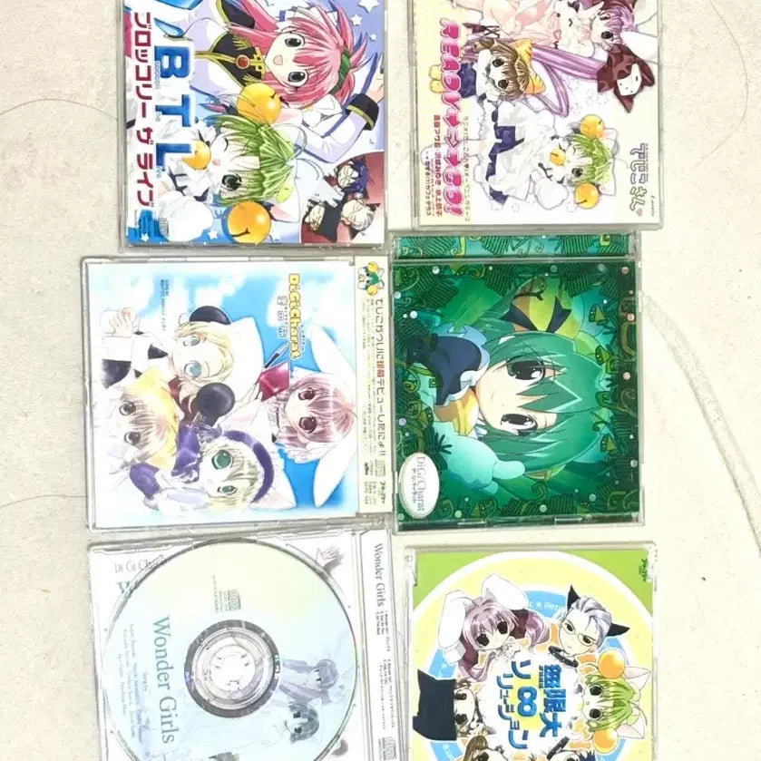 [BUNJANG] Digi-Charat CD Album Collection / 디지캐럿 CD 음반 모음 디스코 작은 눈의 요정 슈가 데지코 고전애니