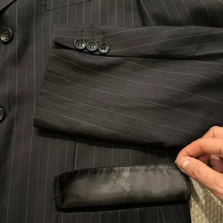 [BUNJANG] Zegna Pinstripe Jacket / 00s 제냐 Zegna 핀스트라이프 자켓