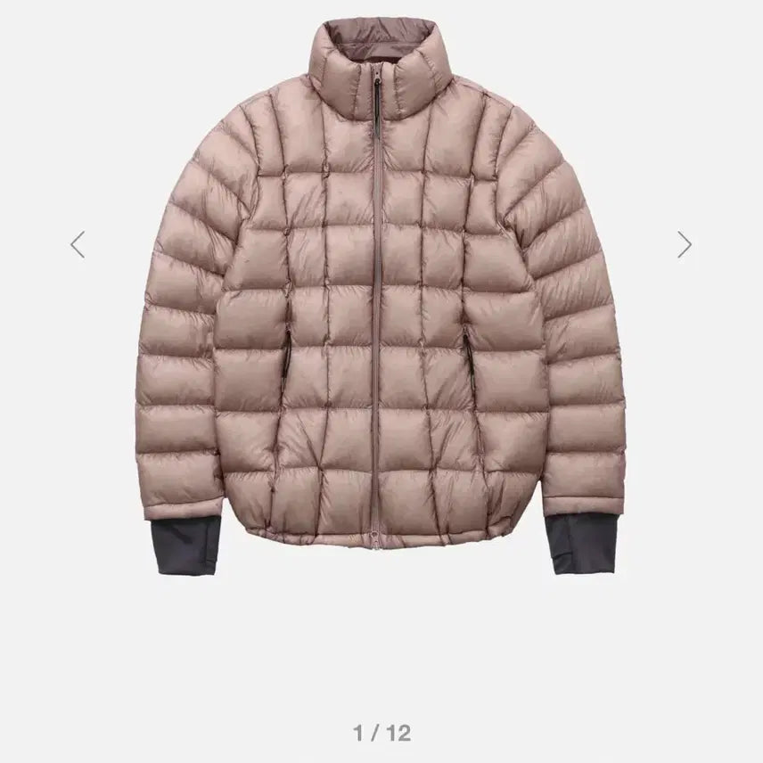 [BUNJANG] 999 Humanity Light Goose Puffer Jacket (Maroon) - Size 3 / 시착 1회) 999휴머니티 라이트 구스 푸퍼 패딩(마룬) 3사이즈