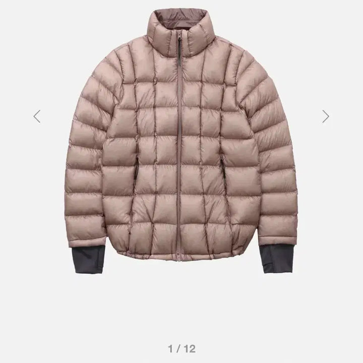[BUNJANG] 999 Humanity Light Goose Puffer Jacket (Maroon) - Size 3 / 시착 1회) 999휴머니티 라이트 구스 푸퍼 패딩(마룬) 3사이즈