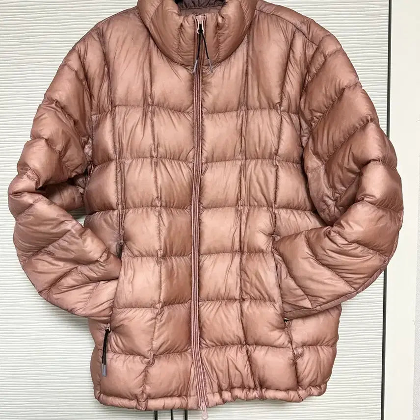 [BUNJANG] 999 Humanity Light Goose Puffer Jacket (Maroon) - Size 3 / 시착 1회) 999휴머니티 라이트 구스 푸퍼 패딩(마룬) 3사이즈