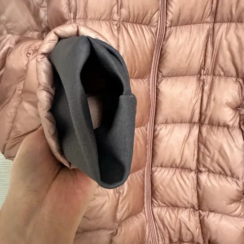 [BUNJANG] 999 Humanity Light Goose Puffer Jacket (Maroon) - Size 3 / 시착 1회) 999휴머니티 라이트 구스 푸퍼 패딩(마룬) 3사이즈