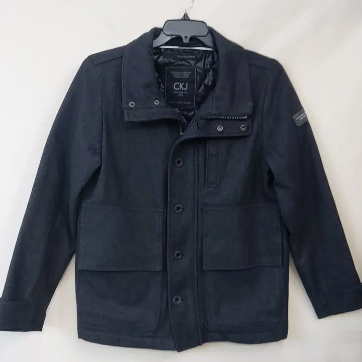 [BUNJANG] Calvin Klein Wool Quilted Jacket / 켈빈클라인 L/105 모직 퀼 자켓. GR.