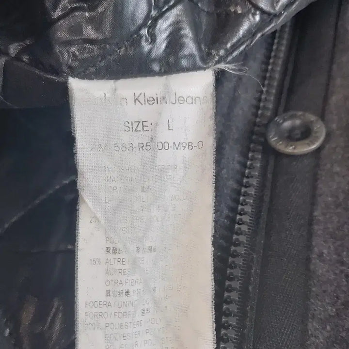 [BUNJANG] Calvin Klein Wool Quilted Jacket / 켈빈클라인 L/105 모직 퀼 자켓. GR.