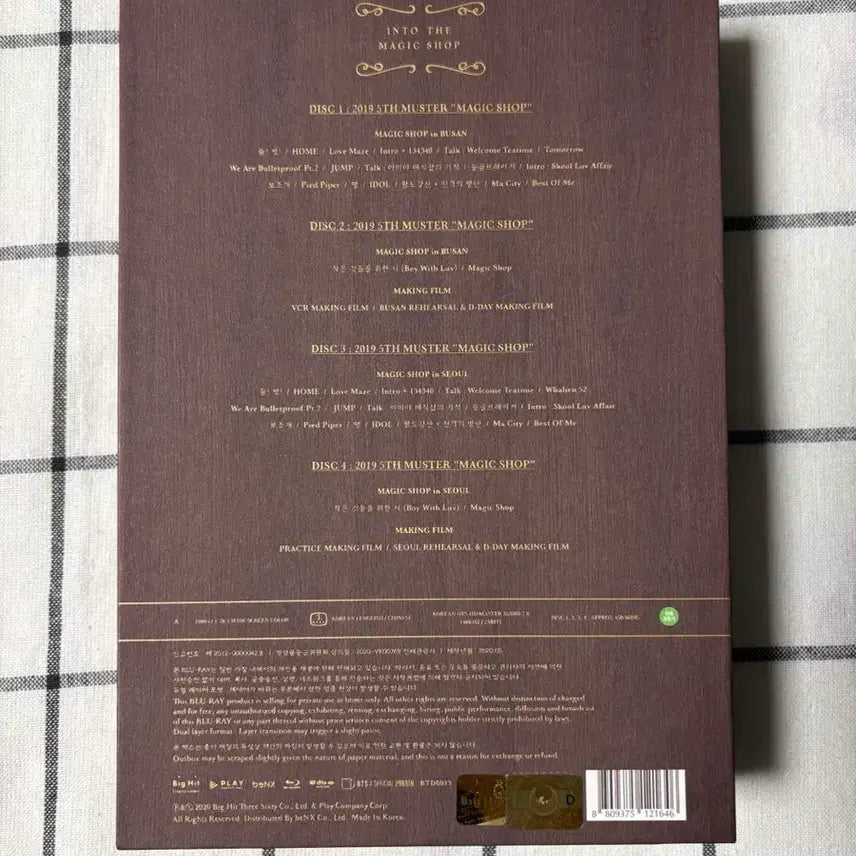 [BUNJANG] BTS 5th Muster Blu-ray / BTS 5th Muster Blu-ray