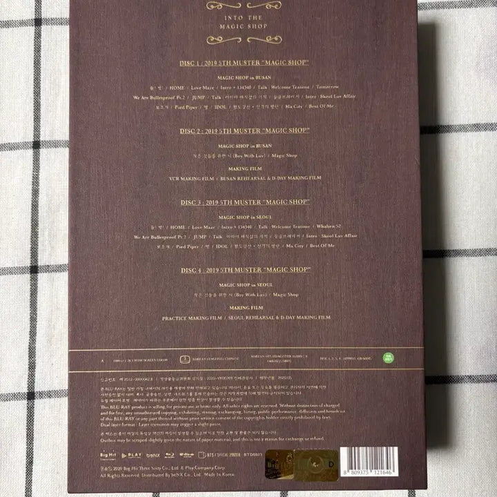 [BUNJANG] BTS 5th Muster Blu-ray / BTS 5th Muster Blu-ray