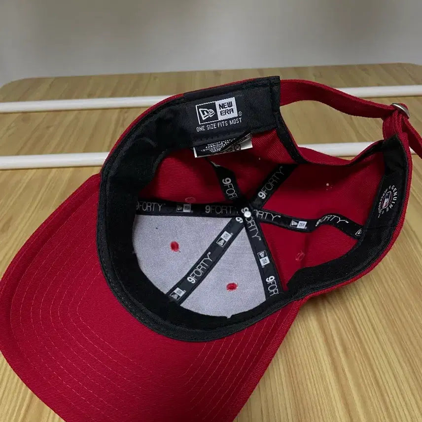 [BUNJANG] New Era Red Ball Cap / 뉴에라 레드 볼캡