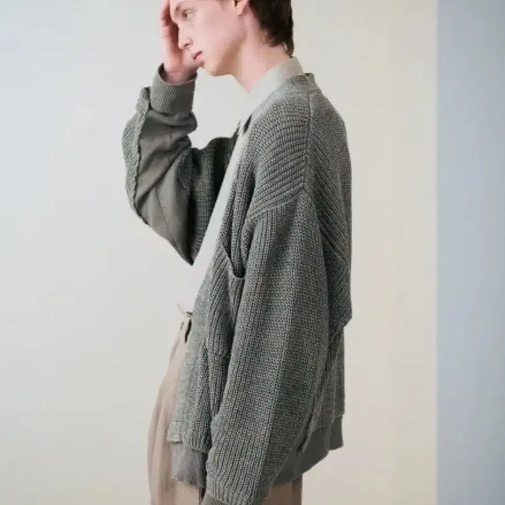 [BUNJANG] Yoke Tokyo 21ss Connecting Cardigan / Yoke tokyo 21ss 커넥팅 가디건 3사이즈