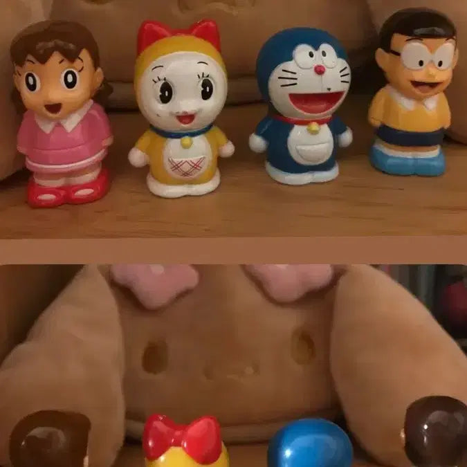 [BUNJANG] Doraemon Miniature Figure Set / 레어! 일본 고전 도라에몽 똥사이즈 초소형 초미니 피규어 세트 키티