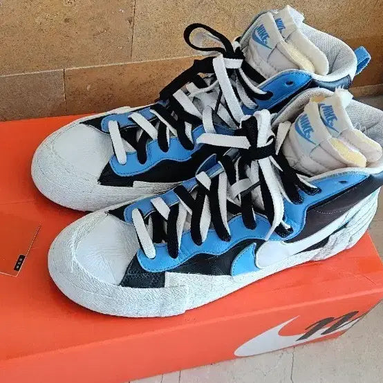 [BUNJANG] Nike Sacai Blazer Mid Legend Blue Sneakers / 280 나이키 사카이 블레이저 미드 레전드 블루