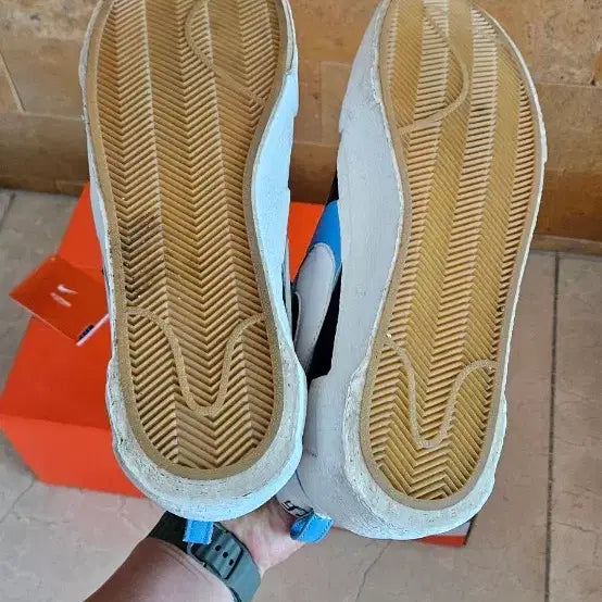 [BUNJANG] Nike Sacai Blazer Mid Legend Blue Sneakers / 280 나이키 사카이 블레이저 미드 레전드 블루