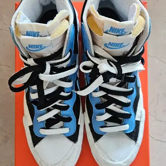 [BUNJANG] Nike Sacai Blazer Mid Legend Blue Sneakers / 280 나이키 사카이 블레이저 미드 레전드 블루