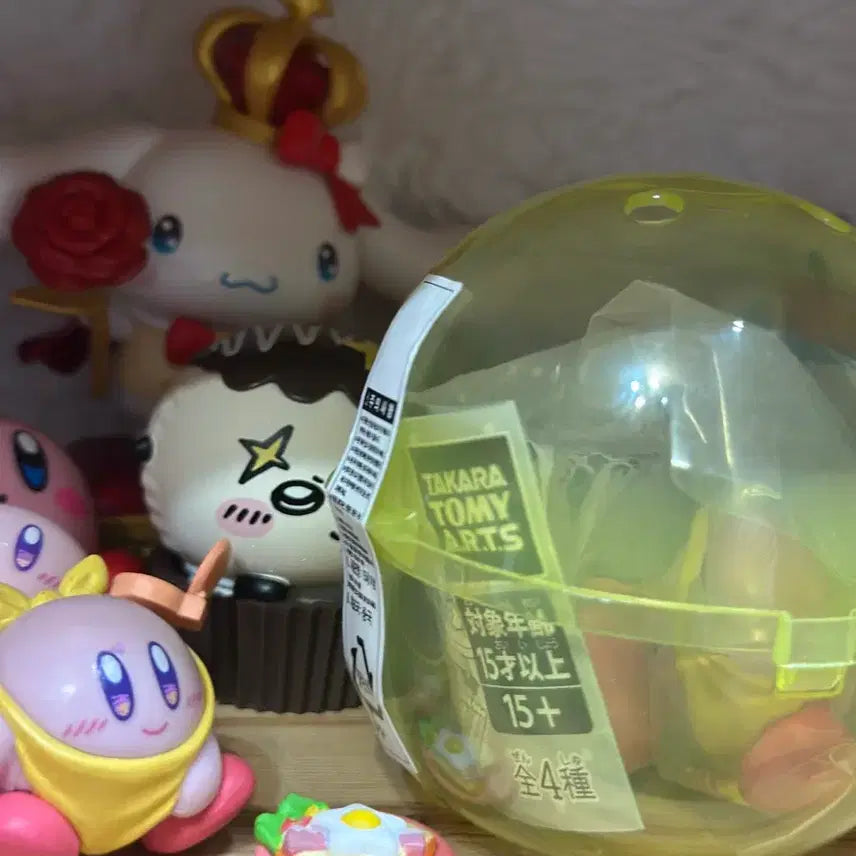 [BUNJANG] Kirby Happy Morning Mascot Figure - Sealed / 별의커비 해피모닝 마스코트 피규어/ 즐거운아침식사 /미개봉가챠