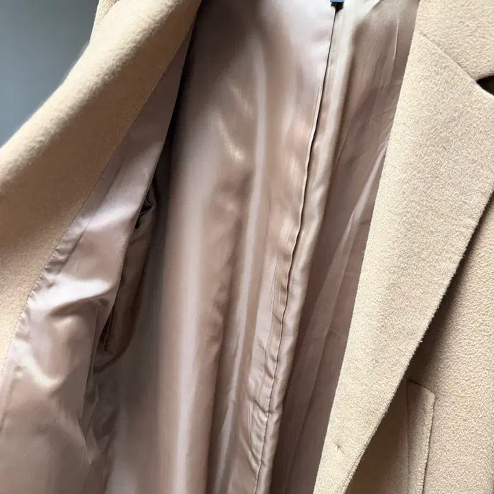 [BUNJANG] Plastic Island Camel Wool Coat / 플라스틱아일랜드 카멜색 모직코트 팝니다