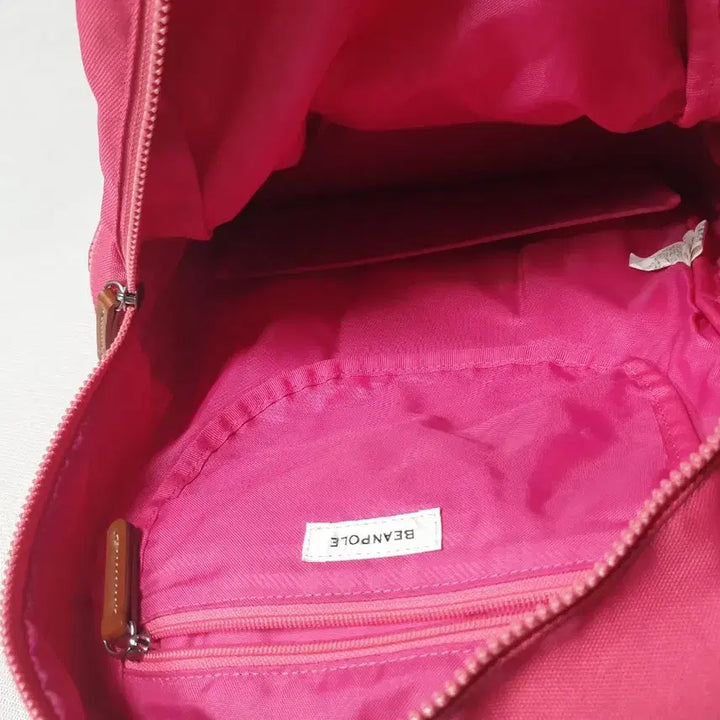 [BUNJANG] Beanpole Pink/Purple Pattern Backpack / 빈폴 핑크/보라색 패턴 백팩