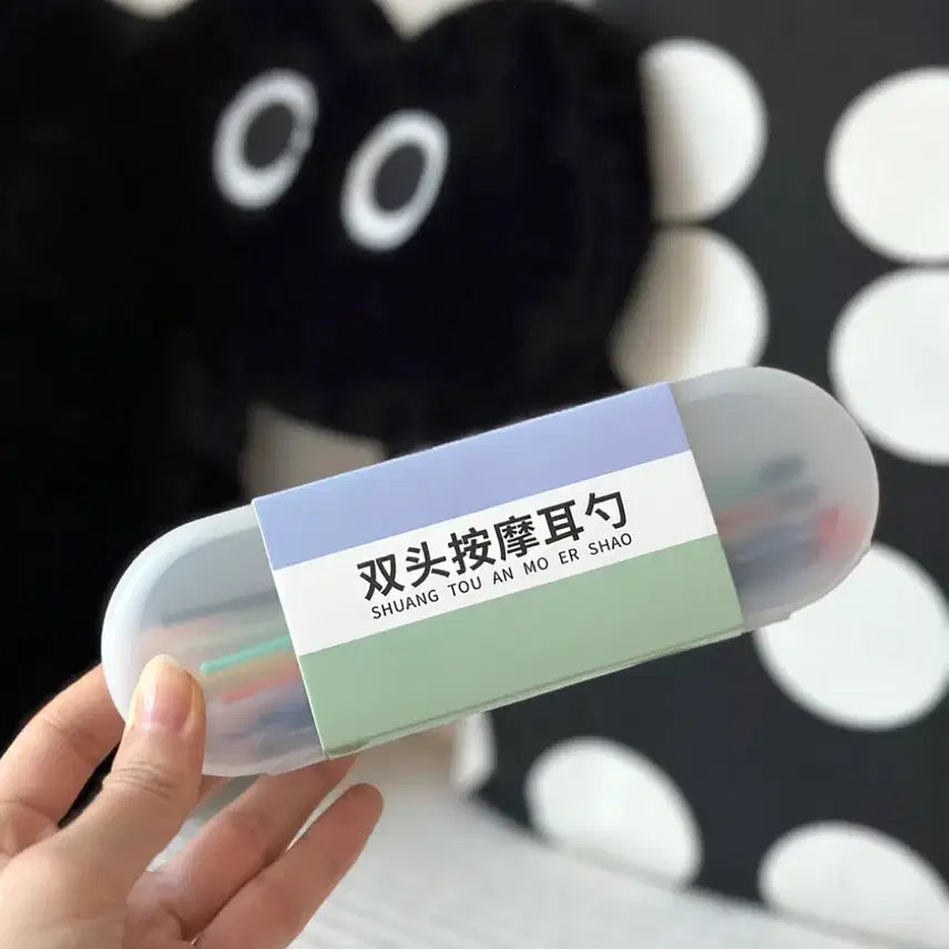 [BUNJANG] Silicone Ear Pick Cleaning Tool Set (10-Piece) / 실리콘 귀지 귀이개 청소도구 10종 세트 (케이스 증정)