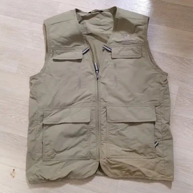 [BUNJANG] Black Yak Beige Vest Full Zip 100 / 매장정품 블랙야크 베이지계열  조끼집업 100