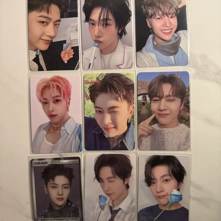 [BUNJANG] ZEROBASEONE Seok Matthew Photocard Bundle Set / 9장 일본판 포함 석매튜 포토카드 일괄 제로베이스원 제베원 포카