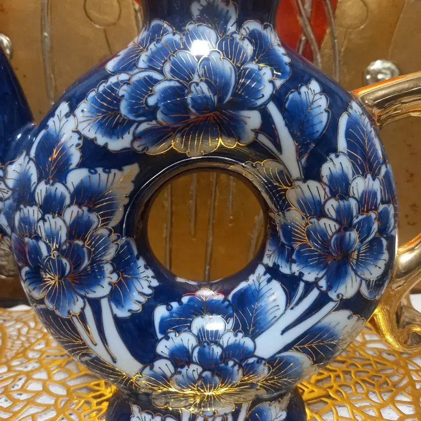 [BUNJANG] Ceramic Tea Pot / 청화백자 금장 도자기  주병