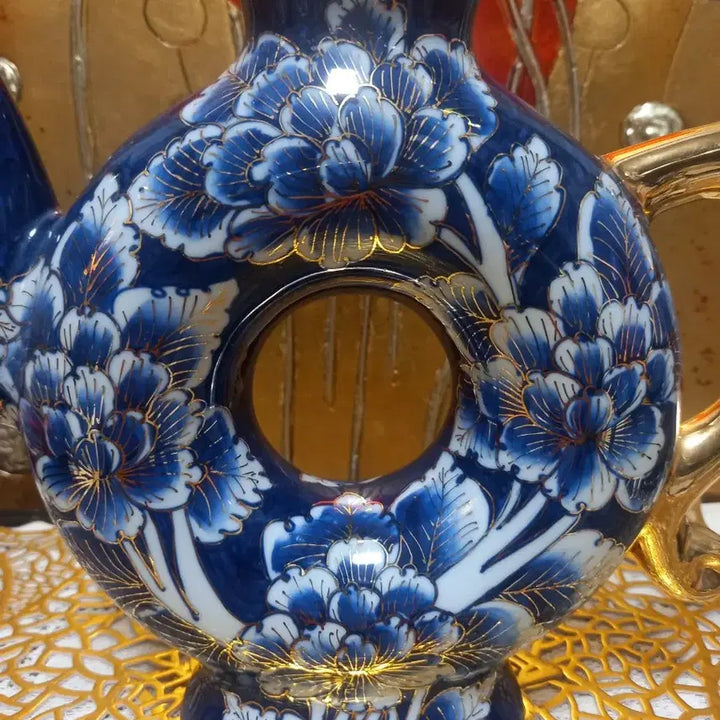 [BUNJANG] Ceramic Tea Pot / 청화백자 금장 도자기  주병