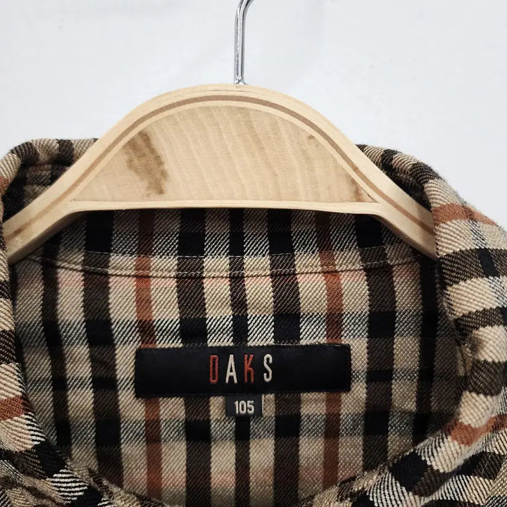 [BUNJANG] Daks Men's Check Shirt 105 Size / 닥스 남성 남방 105사이즈